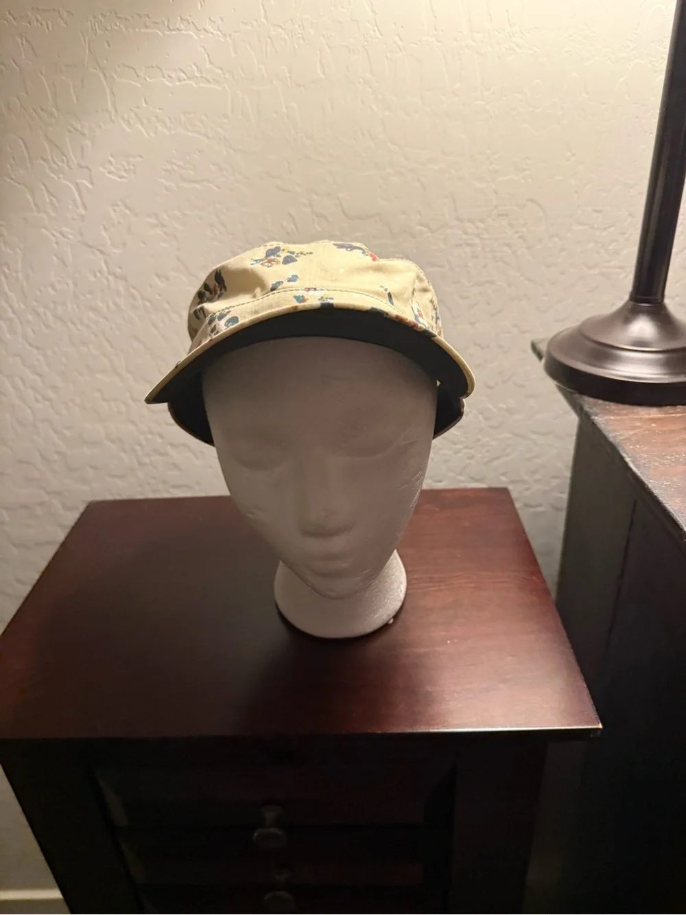 Unbranded Beige Floral Bucket Hat for Men
